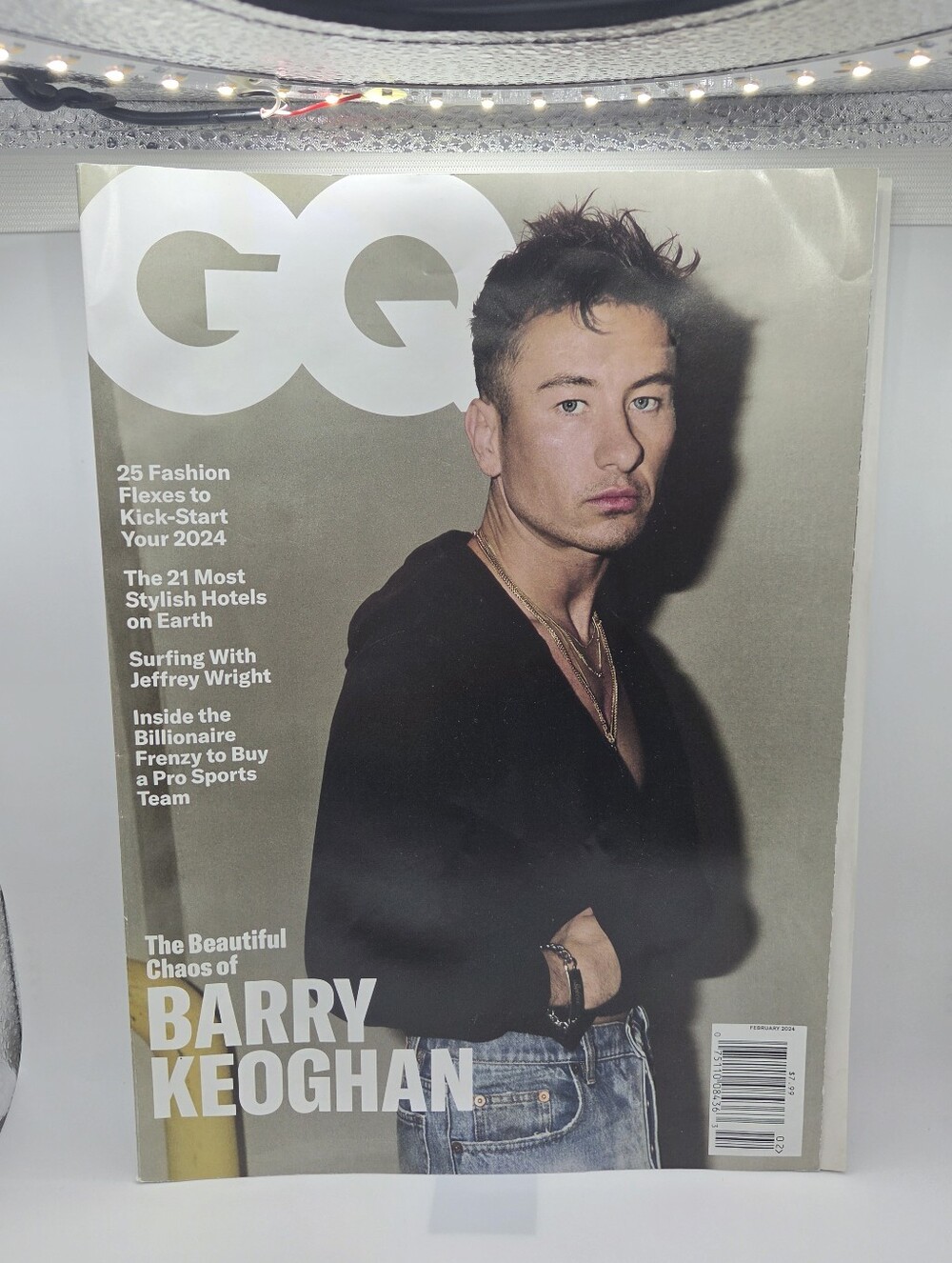 GQ Magazine US Edition February 2024 The Beautiful Chaos of Barry Keoghan
